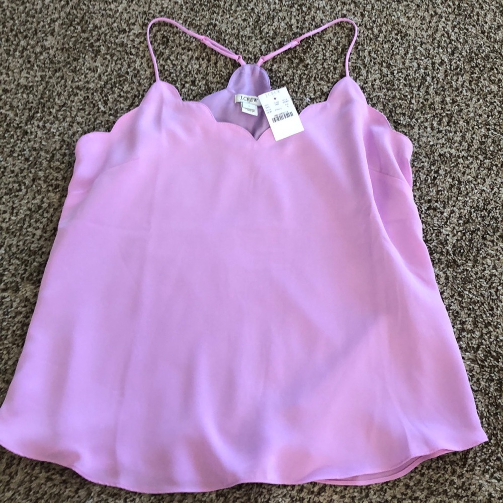 NWT Scalloped J. Crew Cami